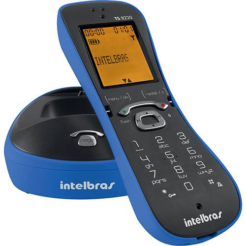 Tamanhos, Medidas e Dimensões do produto Telefone Sem Fio Intelbras TS 8220 Azul