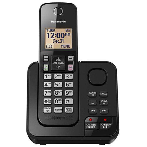Tamanhos, Medidas e Dimensões do produto Telefone Sem Fio PANASONIC KX-TGC360LAB Sec.Eletronica ID. Chamadas 110V
