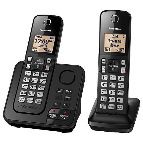 Tamanhos, Medidas e Dimensões do produto Telefone Sem Fio Panasonic Kx-Tgc362lab Sec.Eletronica Id.Chamadas 110v