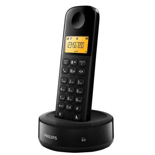 Tamanhos, Medidas e Dimensões do produto Telefone Sem Fio Philips D1301b/Br com Identificador de Chamadas e Display de 1, 6"