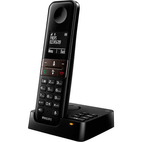 Tamanhos, Medidas e Dimensões do produto Telefone Sem Fio Philips D4551B/BR com Identificador Secretária e Viva Voz - Preto