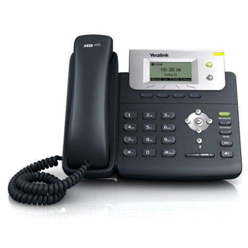 Tamanhos, Medidas e Dimensões do produto Telefone VoIP de Nível de Entrada com 2 Linhas e Voz em Hd Sip T21P - Yealink