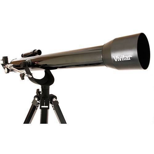 Tamanhos, Medidas e Dimensões do produto Telescópio de Refração com Lente 60 Mm Zoom de 168x/525x - Vivitar