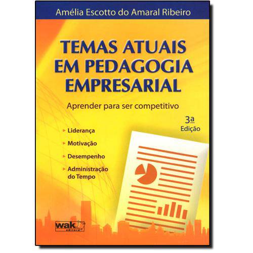 Tamanhos, Medidas e Dimensões do produto Temas Atuais em Pedagogia Empresarial - Wak