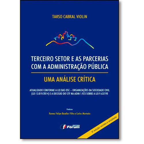 Tamanhos, Medidas e Dimensões do produto Terceiro Setor e as Parceiras com a Administracao Publica - Forum