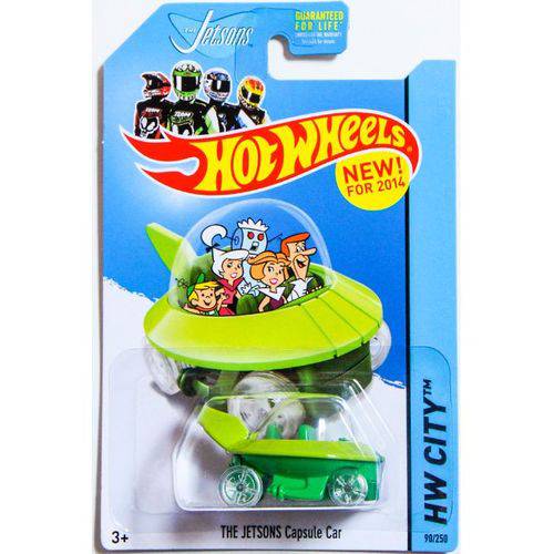 Tamanhos, Medidas e Dimensões do produto The Jetsons Capsule Car Hot Wheels