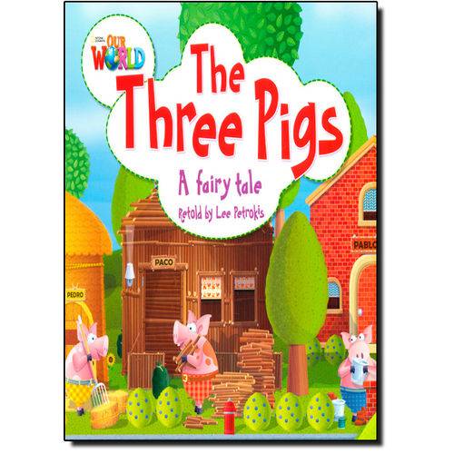 Tamanhos, Medidas e Dimensões do produto The Three Pigs: a Fairy Tale - Level 2 - British English - Series Our World