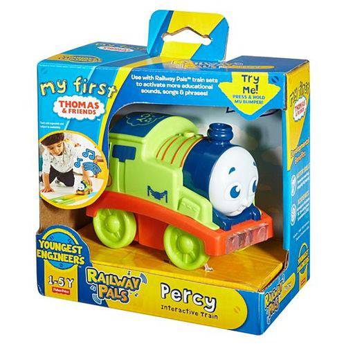 Tamanhos, Medidas e Dimensões do produto Thomas & Friends Locomotiva Percy Interativo FVX57/FVX59 - Mattel