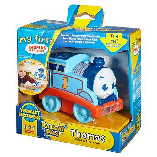 Tamanhos, Medidas e Dimensões do produto Thomas & Friends Locomotiva Thomas Interativo FVX57/FVX58 - Mattel