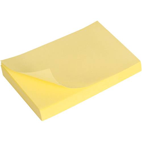 Tamanhos, Medidas e Dimensões do produto Tili Notes Tilibra Amarelo 76mmx51mm
