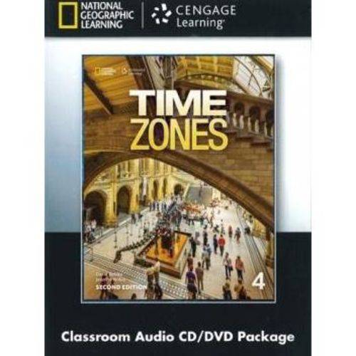Tamanhos, Medidas e Dimensões do produto Time Zones 4 - Class Audio CD + Vídeo DVD - Second Edition