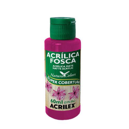 Tamanhos, Medidas e Dimensões do produto Tinta Acrilica Acrilex Fosca 060 Ml Fuchsia 03560-804