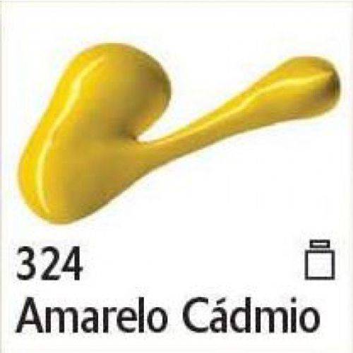 Tamanhos, Medidas e Dimensões do produto Tinta Acrílica Brilhante 250ml Acrilex Amarelo Ouro 505