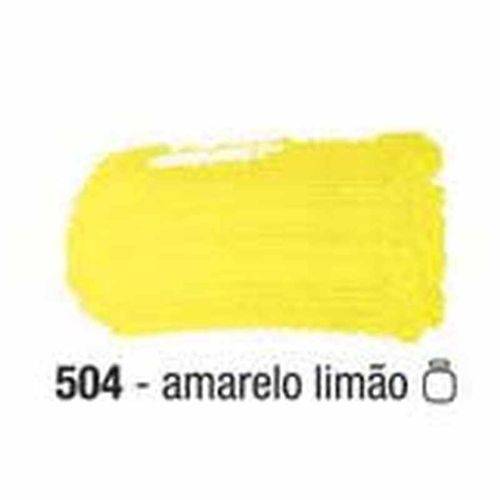 Tamanhos, Medidas e Dimensões do produto Tinta Acrílica Fosca 37ml Acrilex Amarelo Limão 504