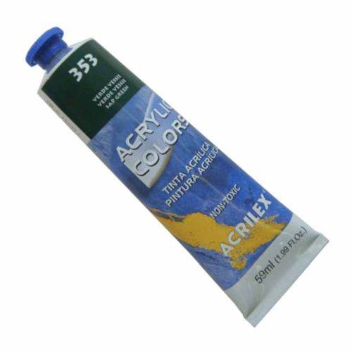 Tamanhos, Medidas e Dimensões do produto Tinta Acrylic Colors 20ml Acrilex Azul Ftalocianina 305
