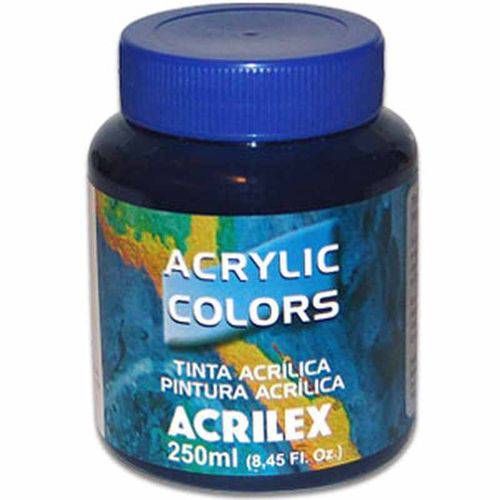 Tamanhos, Medidas e Dimensões do produto Tinta Acrylic Colors 250ml Acrilex Azul Ftalocianina 305