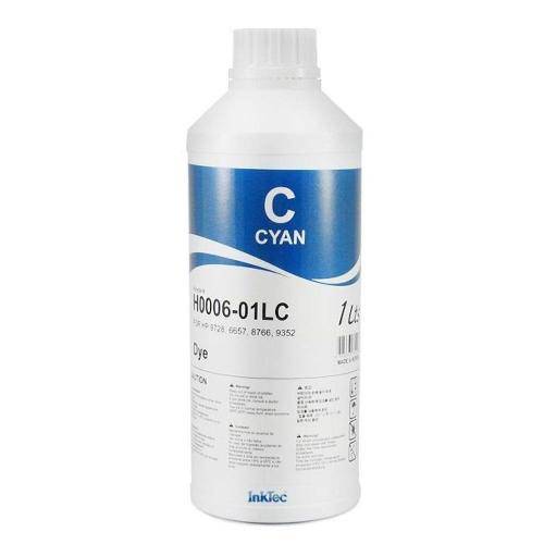 Tamanhos, Medidas e Dimensões do produto Tinta Corante Inktec H0006-01lc para Hp 1 Litro - Ciano