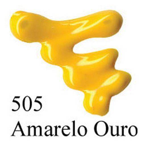 Tamanhos, Medidas e Dimensões do produto Tinta Dimensional Relevo 3D Brilhante Amarelo Ouro