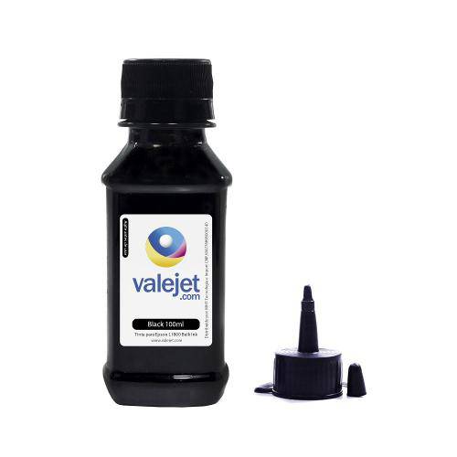 Tamanhos, Medidas e Dimensões do produto Tinta L1800 para Epson Bulk Ink Black Valejet 100ml