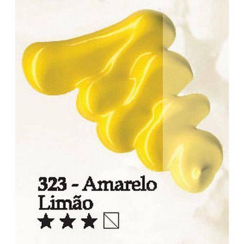 Tamanhos, Medidas e Dimensões do produto Tinta Óleo Acrilex Amarelo Limão 20ML