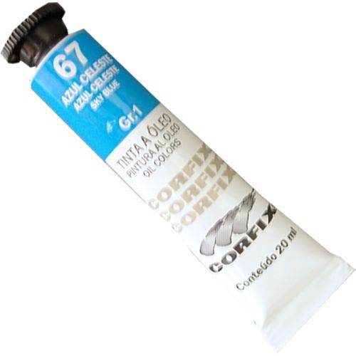 Tamanhos, Medidas e Dimensões do produto Tinta Óleo Corfix Gr 1 020 Ml Azul Celeste 30020-67