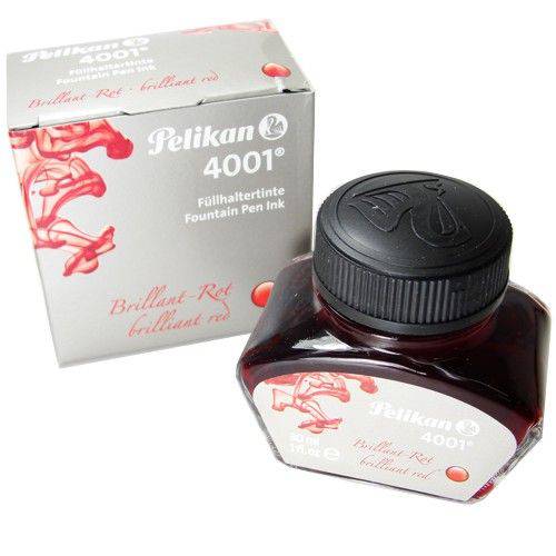 Tamanhos, Medidas e Dimensões do produto Tinta P/ Caneta Tinteiro Pelikan 4001 030 Ml Vermelho 4001 VM 30