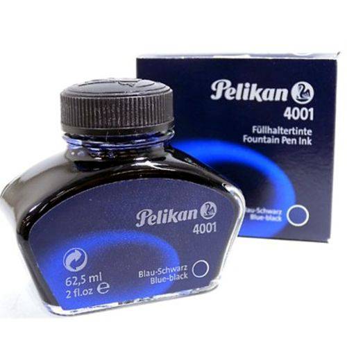 Tamanhos, Medidas e Dimensões do produto Tinta P/ Caneta Tinteiro Pelikan 4001 060 Ml Azul Escuro 4001 AZE 60
