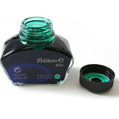 Tamanhos, Medidas e Dimensões do produto Tinta P/ Caneta Tinteiro Pelikan 4001 060 Ml Verde 4001 VD 60