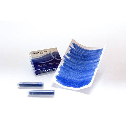 Tamanhos, Medidas e Dimensões do produto Tinta P/ Caneta Tinteiro Waterman Paris 006 Un Azul S0111000