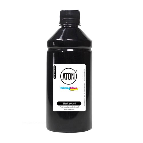 Tamanhos, Medidas e Dimensões do produto Tinta para Canon Universal High Definition Aton Black 500ml