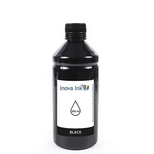 Tamanhos, Medidas e Dimensões do produto Tinta para Hp Universal Black Corante 500ml Inova Ink