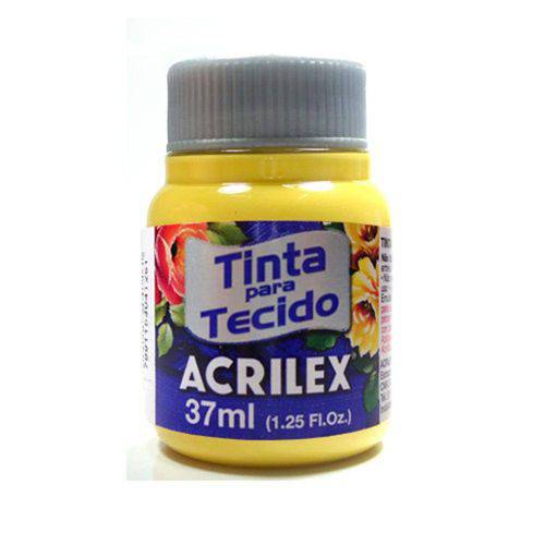 Tamanhos, Medidas e Dimensões do produto Tinta para Tecido 37ml 589 Amarelo Canário - Acrilex