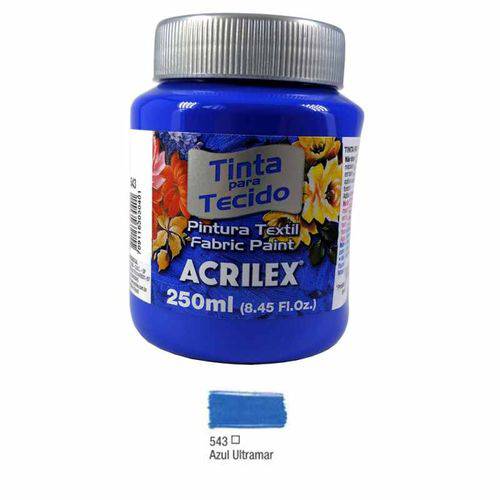 Tamanhos, Medidas e Dimensões do produto Tinta para Tecido Acrilex 250ml Azul Turquesa 501