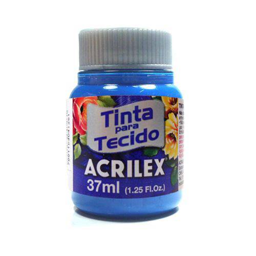 Tamanhos, Medidas e Dimensões do produto Tinta para Tecido Acrilex Fosca 37ml-568-Azul Ceruleo