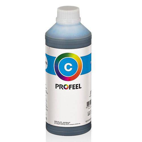 Tamanhos, Medidas e Dimensões do produto Tinta Profeel Corante Recarga HP Cyan | Azul - 1 Litro Lacrado