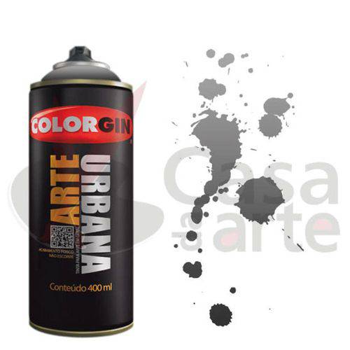 Tamanhos, Medidas e Dimensões do produto Tinta Spray Arte Urbana Colorgin 400ml Fumê 946