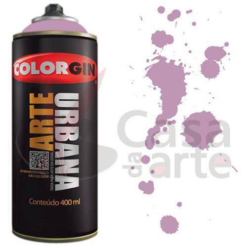Tamanhos, Medidas e Dimensões do produto Tinta Spray Arte Urbana Colorgin 400ml Lilás - 940