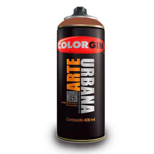 Tamanhos, Medidas e Dimensões do produto Tinta Spray Arte Urbana Colorgin 400ml Marrom Tabaco - 930