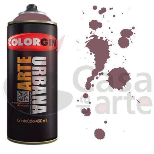 Tamanhos, Medidas e Dimensões do produto Tinta Spray Arte Urbana Colorgin 400ml Roxo Ameixa - 902