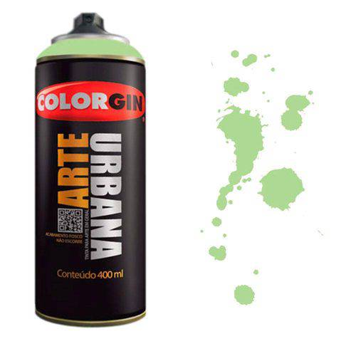 Tamanhos, Medidas e Dimensões do produto Tinta Spray Arte Urbana Colorgin 400ml Verde Piscina - 961