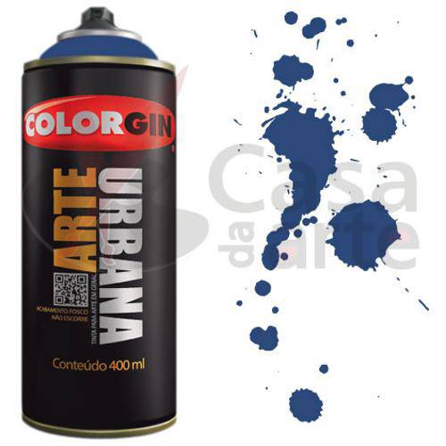 Tamanhos, Medidas e Dimensões do produto Tinta Spray Arte Urbana Colorgin 350ml Azul Netuno 925