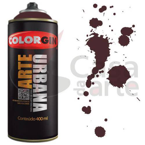 Tamanhos, Medidas e Dimensões do produto Tinta Spray Arte Urbana Colorgin 350ml Marrom Café 929