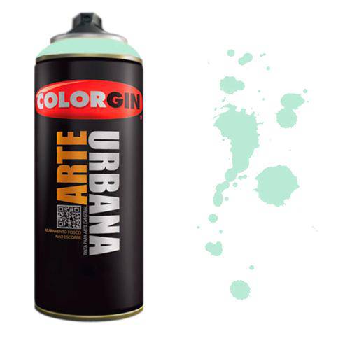 Tamanhos, Medidas e Dimensões do produto Tinta Spray Arte Urbana Colorgin 350ml Verde Brisa - 959