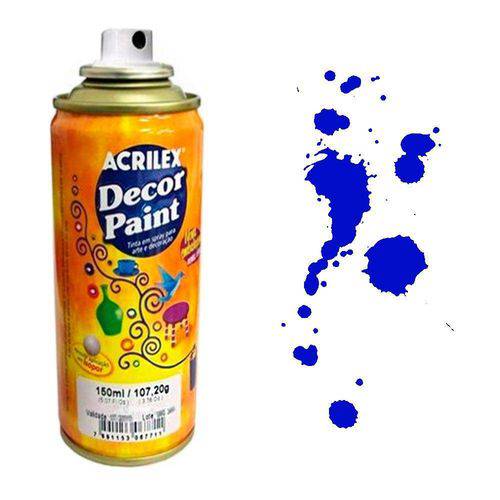 Tamanhos, Medidas e Dimensões do produto Tinta Spray Decor Paint Acrilex 150 Ml Azul - 521