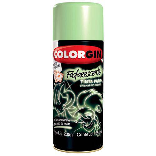 Tamanhos, Medidas e Dimensões do produto Tinta Spray Fosforescente Colorgin 350 Ml