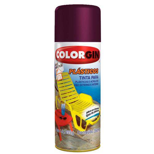 Tamanhos, Medidas e Dimensões do produto Tinta Spray Plástico Colorgin 350 Ml Magenta - 1518