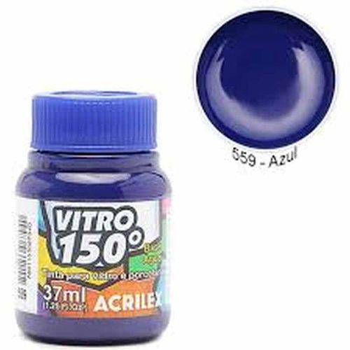Tamanhos, Medidas e Dimensões do produto Tinta Vitro 150º Acrilex 37ml Azul 559