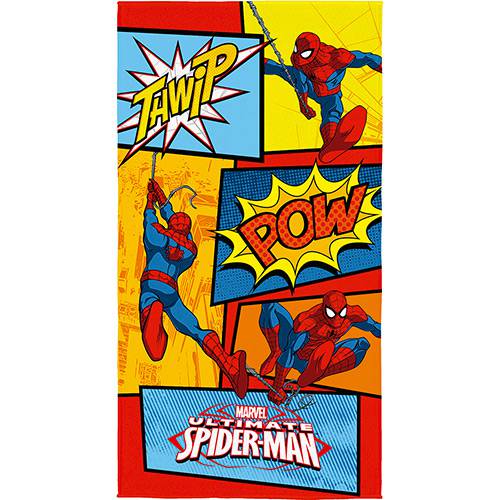 Tamanhos, Medidas e Dimensões do produto Toalha Aveludada Transfer Spider-man Ultimate 75 Cm X 1,40 M com 1 Peça