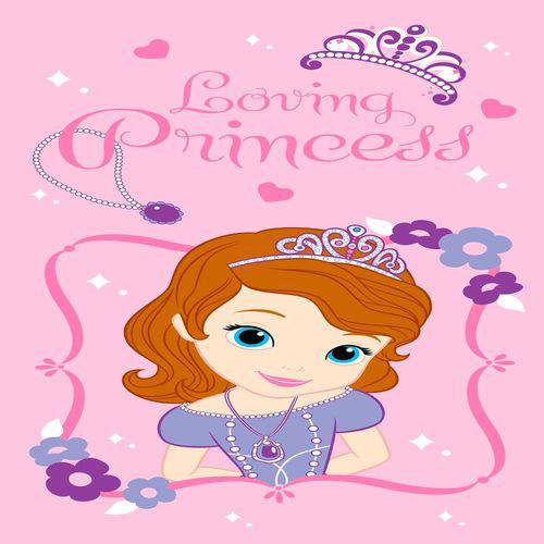Tamanhos, Medidas e Dimensões do produto Toalha Banho Estampa Princess Loving Linha Disney Light 70x1,20 - Santista