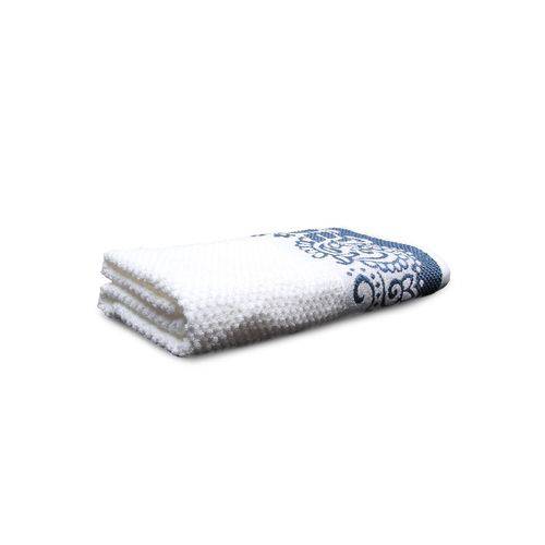 Tamanhos, Medidas e Dimensões do produto Toalha de Banho 70x135cm Anis Branco/azul - Karsten